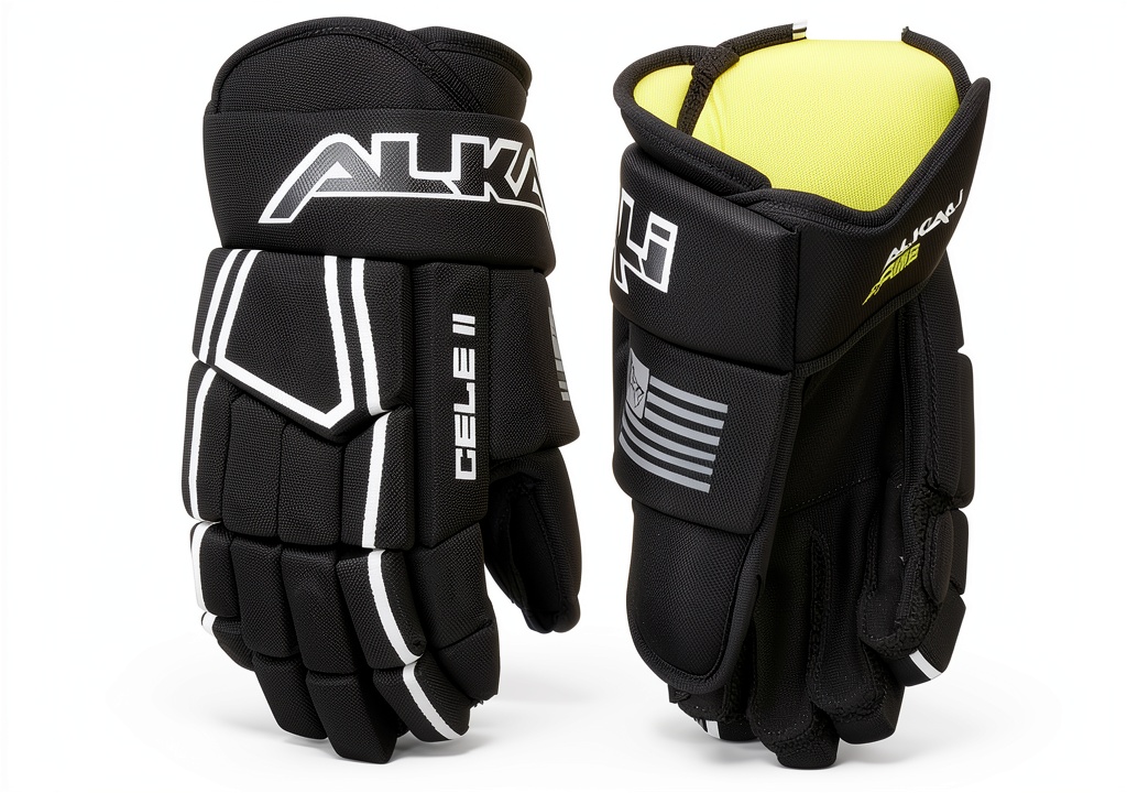 Alkali hockey gloves in action