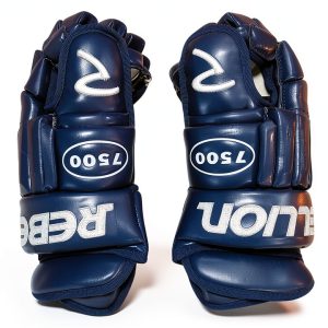 Rebellion Navy Ice Hockey Gloves Cool Max Liner-0
