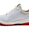 ECCO Women's Golf Shoes White Hibiscus YAK Leather-4