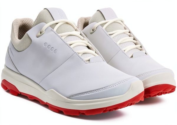 ECCO Women's Golf Shoes White Hibiscus YAK Leather-2