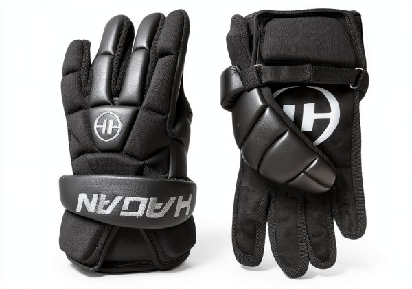 HAGAN Hockey Gloves Lightweight Faux Leather-1