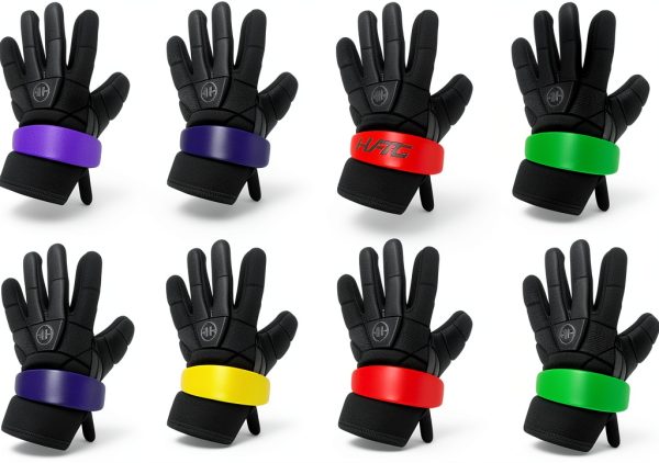 HAGAN Hockey Gloves Lightweight Faux Leather-3