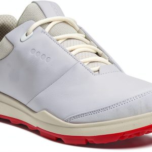 ECCO Women's Golf Shoes White Hibiscus YAK Leather-0
