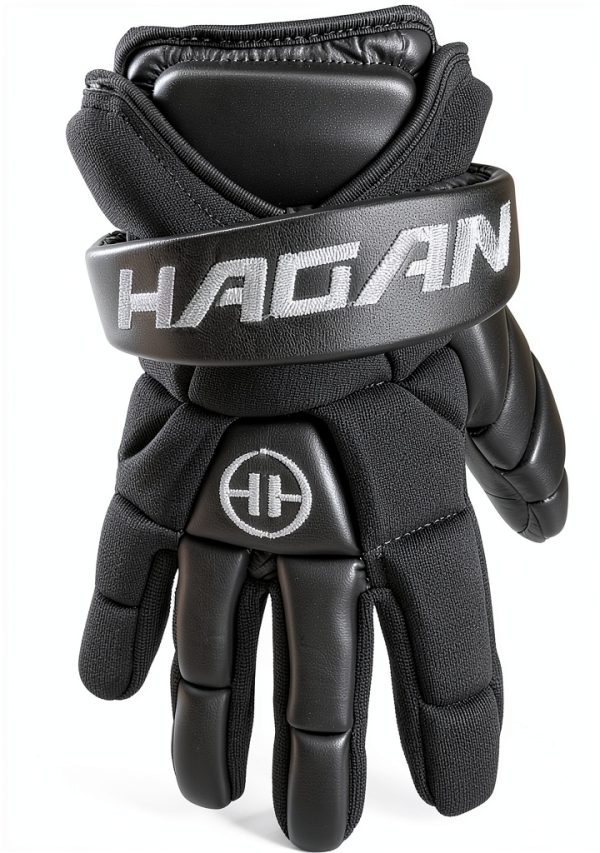 HAGAN Hockey Gloves Lightweight Faux Leather-0