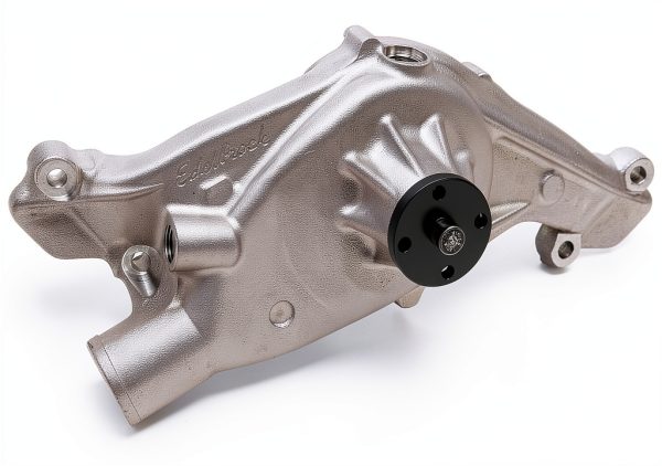 Edelbrock Aluminum Water Pump for Motorhomes Model 8858 Satin Finish-0