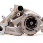 Edelbrock Water Pump 8896 Aluminum Satin Heavy Duty Motorhome Pump-0