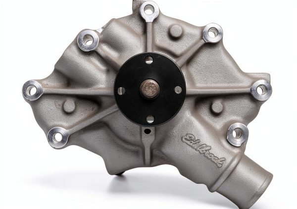 Edelbrock 8045 Aluminum Water Pump with ¾ Roller Bearings Heavy Duty-0