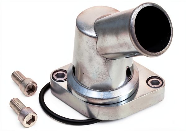 Spectre Water Neck Deck Mount Aluminum Pump Handle Polished Silver-0