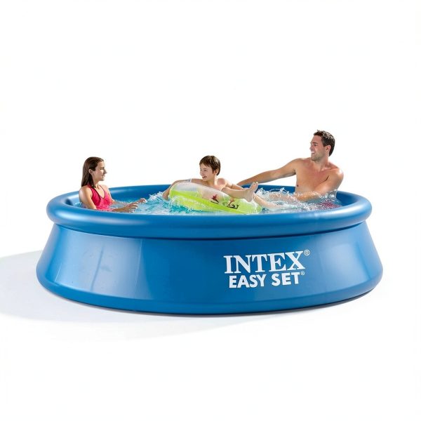Intex 28120EH Easy Set Inflatable Swimming Pool: 10ft x 30in – Puncture-Resistant Material – Quick Inflation – 1018 Gallon Capacity – 23in Water Depth-2