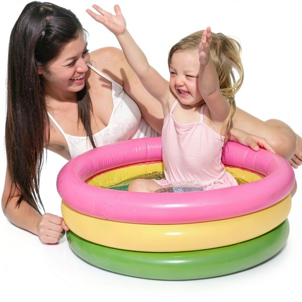Intex Sunset Glow 57402NP Baby Pool 3 Ring Diameter 61 x 22 cm-1