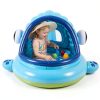 JOYIN Inflatable Shade Kiddie Pool,Whale Baby Pool Tent, Infant Swimming Pool for Kids （54" x 56" x 28"）,Blow Up Toddler Pool for Swim Party Toys Summer Water Beach Fun-5