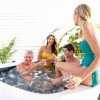INTEX 28449EH PureSpa Greystone Deluxe Spa Set: Includes Energy Efficient Spa Cover - 140 Bubble Jets - Square Design - 4 Person Capacity - 69" x 28"-7