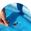 Inflatable Kiddie Pool for Toddlers, 48"X12" Round Plastic Blow Up Kids Swimming Pool, Outdoor Water Play, Ball Pit Toys for Kids Age 2 3 4 5, Summer Essential Baby Splash Pools with Cushioned Floor-2