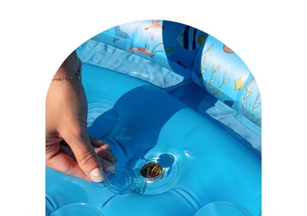 Inflatable Kiddie Pool for Toddlers, 48"X12" Round Plastic Blow Up Kids Swimming Pool, Outdoor Water Play, Ball Pit Toys for Kids Age 2 3 4 5, Summer Essential Baby Splash Pools with Cushioned Floor-2
