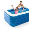 Inflatable Swimming Pool, 70x55x29 inch Inflatable Pool, Family Pool, Summer Water Party, Kids, Outdoor, Garden, Backyard (A 70x55x29in)-4