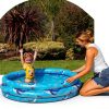 Inflatable Kiddie Pool for Toddlers, 48"X12" Round Plastic Blow Up Kids Swimming Pool, Outdoor Water Play, Ball Pit Toys for Kids Age 2 3 4 5, Summer Essential Baby Splash Pools with Cushioned Floor-3