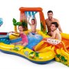 Intex Inflatable Dinosaur Play Center with Slide and Waterfall for-4