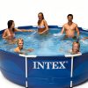 Intex 12ft Metal Frame Above Ground Pool with 530 GPH Pump-8