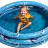 Inflatable Kiddie Pool for Toddlers, 48"X12" Round Plastic Blow Up Kids Swimming Pool, Outdoor Water Play, Ball Pit Toys for Kids Age 2 3 4 5, Summer Essential Baby Splash Pools with Cushioned Floor-6