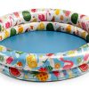 Intex Inflatable Stars Kiddie 2 Ring Circles Swimming Pool (48" X 10") [Assorted Styles]-0