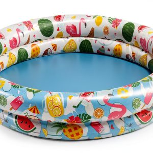 Intex Inflatable Stars Kiddie 2 Ring Circles Swimming Pool (48" X 10") [Assorted Styles]-0