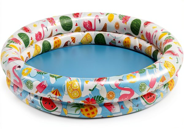 Intex Inflatable Stars Kiddie 2 Ring Circles Swimming Pool (48" X 10") [Assorted Styles]-0
