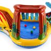 Intex Inflatable Dinosaur Play Center with Slide and Waterfall for-7