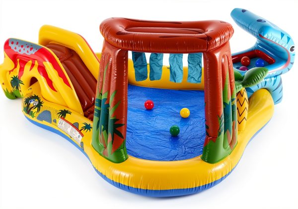 Intex Inflatable Dinosaur Play Center with Slide and Waterfall for-7