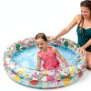Intex Inflatable Stars Kiddie 2 Ring Circles Swimming Pool (48" X 10") [Assorted Styles]-1