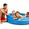Intex Crystal Blue Inflatable Kiddie Pool 58in x 13in for Ages 2+-1