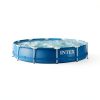 Intex 12ft Metal Frame Above Ground Pool with 530 GPH Pump-1
