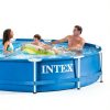 Intex 12ft Metal Frame Above Ground Pool with 530 GPH Pump-2